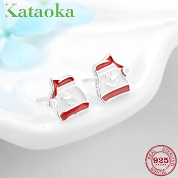 High Quality 925 Sterling Silver Stud earrings for Women Enamel Santa Claus small earrings Christmas Gifts Fashion Ohrringe 2018
High Quality 925 Sterling Silver Stud earrings for Women Enamel Santa Claus small earrings Christmas Gifts Fashion Ohrringe 2018