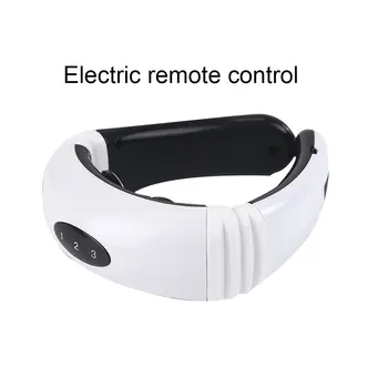 Neck Massage Electric 3D Smart Vertebra Shock Pulse Physiotherapy Cervical Relaxation Health Care Muscle Massager