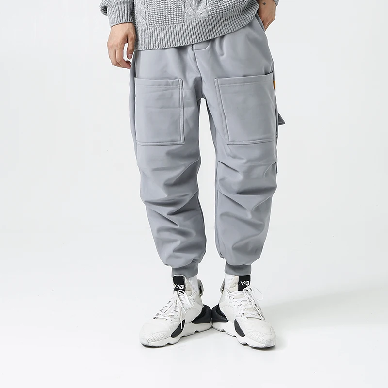 2019 Autumn And Winter Men's New Casual Solid Color Large Pockets Decorative Trousers Loose Temperament Polyester Thickening
2019 Autumn And Winter Men's New Casual Solid Color Large Pockets Decorative Trousers Loose Temperament Polyester Thickening