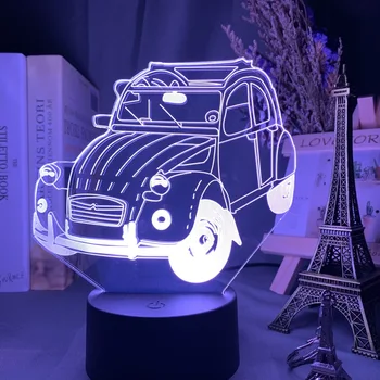 Vintage Car 2cv 3d Illusion Led Night Light for Home Decoration Child Bedroom Adult Office Decor Light Cool Classic Car 3d Lamp
Vintage Car 2cv 3d Illusion Led Night Light for Home Decoration Child Bedroom Adult Office Decor Light Cool Classic Car 3d Lamp