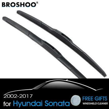 BROSHOO Car Styling Wiper Blades Natural Rubber For Hyundai Sonata NF/Sonata Fit Standard Hook Arm Model Year From 2002 To 2017
BROSHOO Car Styling Wiper Blades Natural Rubber For Hyundai Sonata NF/Sonata Fit Standard Hook Arm Model Year From 2002 To 2017