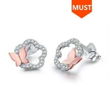 SG 925 STERLING SILVER stud earrings fashion jewelry for women cubic zirconia rose gold butterfly earrings 2019 new arrive
SG 925 STERLING SILVER stud earrings fashion jewelry for women cubic zirconia rose gold butterfly earrings 2019 new arrive