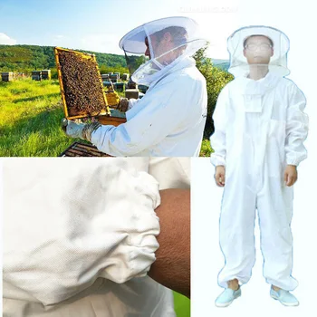 Anti Bee Beekeeper Suit Beekeeping Protective Equipment Veil Bee Keeping Full Body Suit Smock Home Supplies
Anti Bee Beekeeper Suit Beekeeping Protective Equipment Veil Bee Keeping Full Body Suit Smock Home Supplies