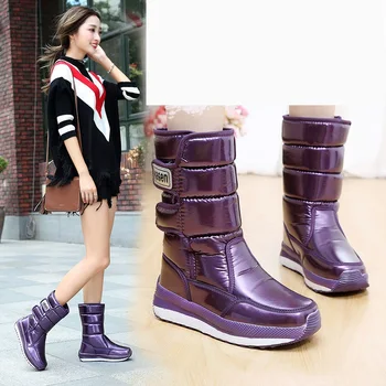 2019 Winter Snow Boots Women Cotton Warm Shoes For Cold Deep Winter Antiskid Waterproof Purple Gold Black Grey Red Camouflage 
2019 Winter Snow Boots Women Cotton Warm Shoes For Cold Deep Winter Antiskid Waterproof Purple Gold Black Grey Red Camouflage