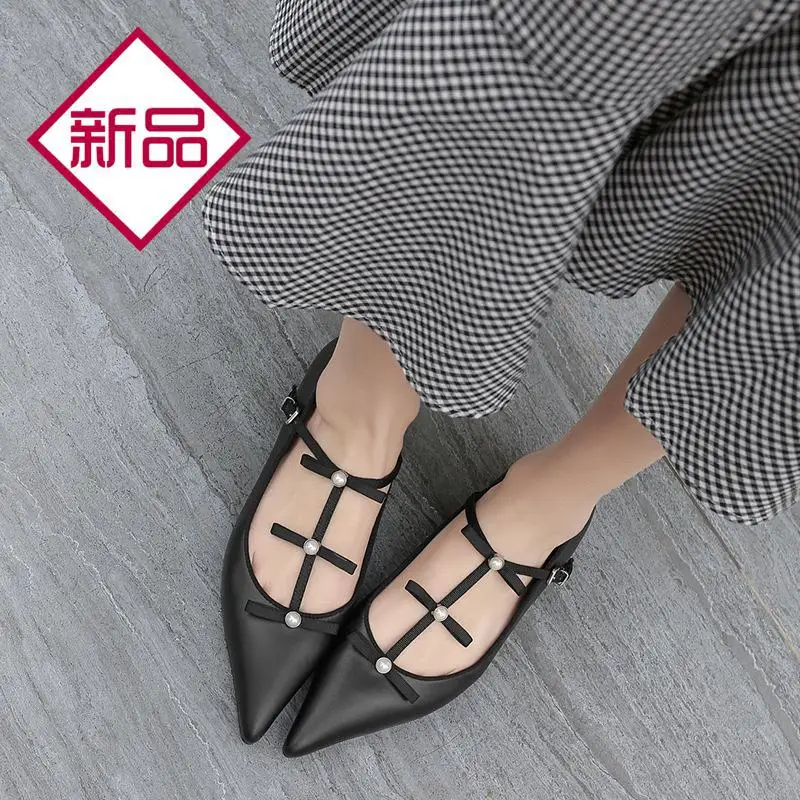 Online Celebrity Spring And Summer New Style Shoes Women Flat Pointed Shallow Mouth Versatile WOMEN'S Genuine Leather Shoes Pear
Online Celebrity Spring And Summer New Style Shoes Women Flat Pointed Shallow Mouth Versatile WOMEN'S Genuine Leather Shoes Pear