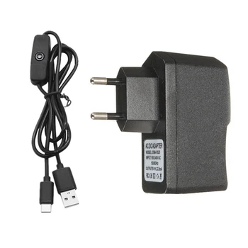5V 3A 3000mA Power Supply Adapter USB Type-C Charger Cable for Raspberry Pi 4 4B D08A
5V 3A 3000mA Power Supply Adapter USB Type-C Charger Cable for Raspberry Pi 4 4B D08A