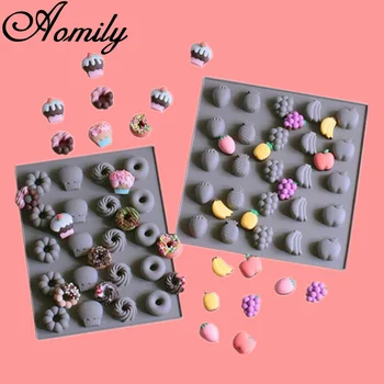 Aomily Mini Fruit Donut Cake Molds Cookie Baking Fondant Pastry Chocolate Mold Candy Jelly Cake Decorating Kitchen Silicone Mold
Aomily Mini Fruit Donut Cake Molds Cookie Baking Fondant Pastry Chocolate Mold Candy Jelly Cake Decorating Kitchen Silicone Mold