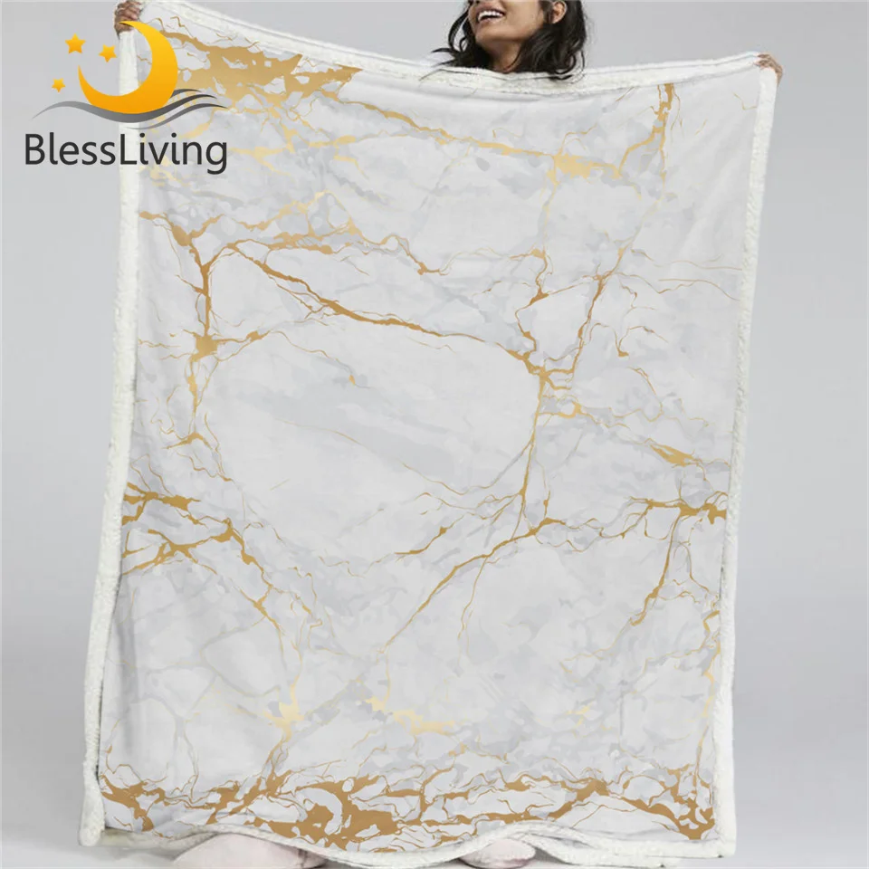 BlessLiving Marble Blanket Nature Inspired Abstract Toned Sherpa Fleece Blanket Old Fashion Rock White Couch manta 150x200cm
BlessLiving Marble Blanket Nature Inspired Abstract Toned Sherpa Fleece Blanket Old Fashion Rock White Couch manta 150x200cm