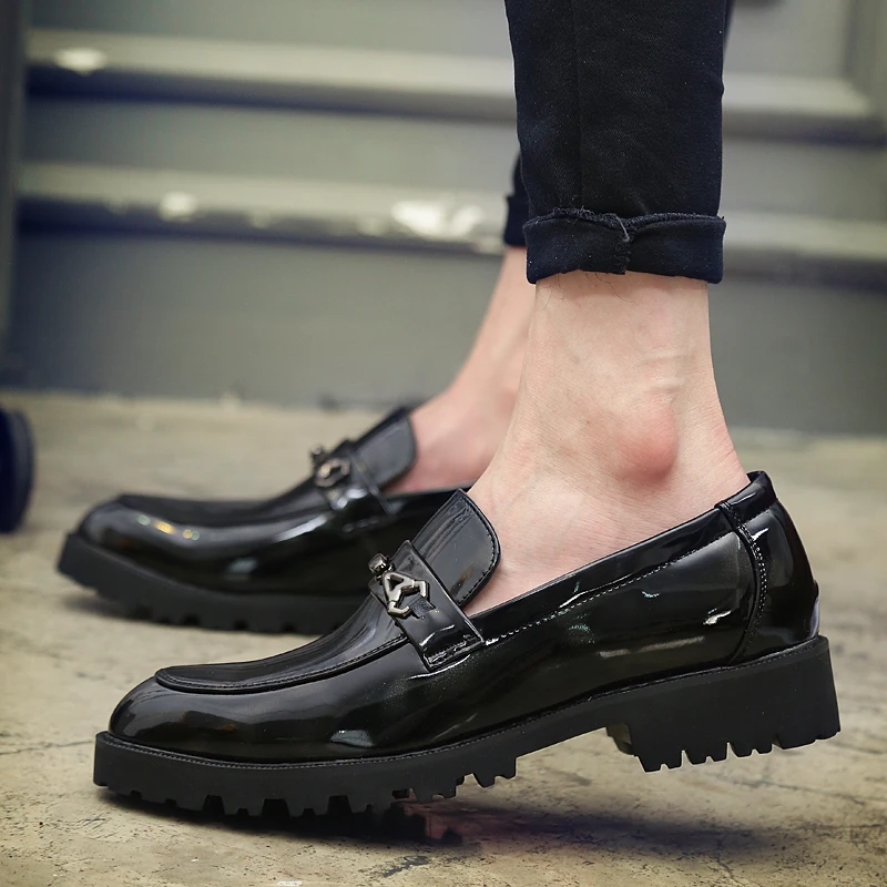 loafers fashion men casual business wedding dress black patent leather shoes slip-on oxfords shoes gentleman zapatos moccasins 5
loafers fashion men casual business wedding dress black patent leather shoes slip-on oxfords shoes gentleman zapatos moccasins 5