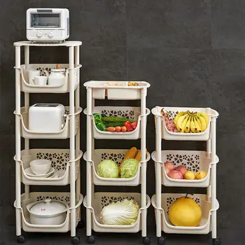 Multifunction Cart 304 Stainless Steel Kitchen Vegetable Fruit Basket Rack Floor Multi Layer Fruits and Vegetables Storage Shelf
Multifunction Cart 304 Stainless Steel Kitchen Vegetable Fruit Basket Rack Floor Multi Layer Fruits and Vegetables Storage Shelf