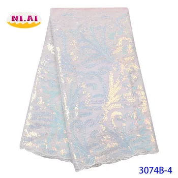 Latest 2020 Christmas Handcut Organza Lace Sequins Aso Oke Nigeria White Lace Trim African Dresses For Women NA3074B-3 
Latest 2020 Christmas Handcut Organza Lace Sequins Aso Oke Nigeria White Lace Trim African Dresses For Women NA3074B-3