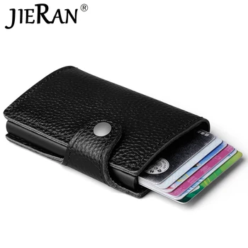 RFID Card Holder Fashion Vintage Leather Automatic Bank Card Wallets RFID Blocking Mini Magic Wallet Aluminum Coin Purse Bag
RFID Card Holder Fashion Vintage Leather Automatic Bank Card Wallets RFID Blocking Mini Magic Wallet Aluminum Coin Purse Bag
