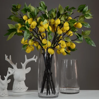 Simulation Christmas Xmas Foam Fruit Artificial Lemon Branch Fruit Green Yellow Decoration Ome Decor Prop Festive Party Supplier
Simulation Christmas Xmas Foam Fruit Artificial Lemon Branch Fruit Green Yellow Decoration Ome Decor Prop Festive Party Supplier