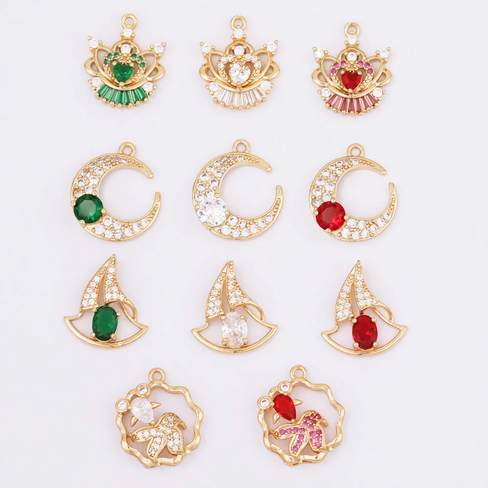 WHSOK 30Pcs Jewelry Accessories/Pendants For Necklace/CZ Charms/DIY Making/Hand Made/Earring Part/Jewelry Findings & Components
WHSOK 30Pcs Jewelry Accessories/Pendants For Necklace/CZ Charms/DIY Making/Hand Made/Earring Part/Jewelry Findings & Components