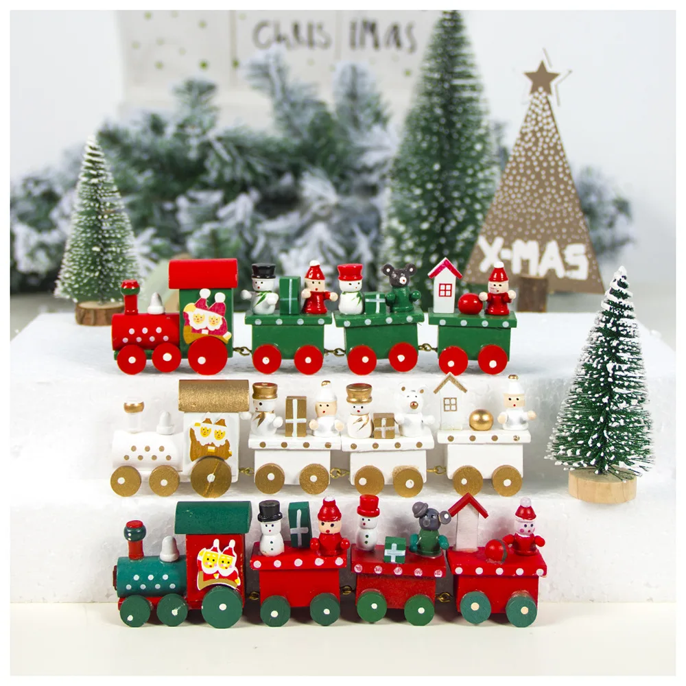 1set/HOT! 2019 Mini Wooden Christmas Train Sets Modle Christmas Decoration Gift Vehicle Toys For Kids
1set/HOT! 2019 Mini Wooden Christmas Train Sets Modle Christmas Decoration Gift Vehicle Toys For Kids