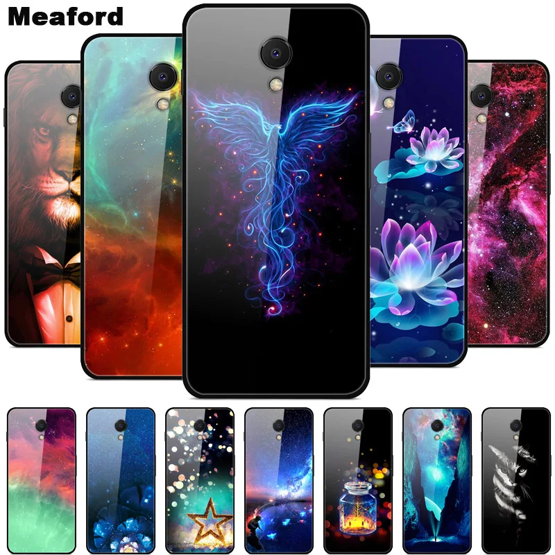 

Tempered Glass Case For Meizu M6s mblu S6 Cover Soft Bumper 3D Cat Printing Funda For Meizu M6s m6 S M 6S Phone Case 5.7" Coque