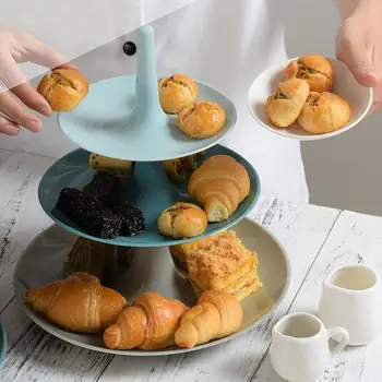 Detachable 3 Tier Fruit Pastry Cake Display Tray Fruit Pancake Stand Removable Cupcake Holder for Wedding Birthday Party 30E
Detachable 3 Tier Fruit Pastry Cake Display Tray Fruit Pancake Stand Removable Cupcake Holder for Wedding Birthday Party 30E