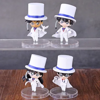 Anime 4pcs/set Detective Conan Kaitou Kiddo Makeup Q version PVC Action Figure Toys Model Gift
Anime 4pcs/set Detective Conan Kaitou Kiddo Makeup Q version PVC Action Figure Toys Model Gift