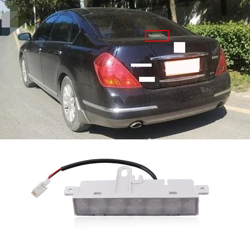 CAPQX For Nissan TEANA MAXIMA CEFIRO J31 2004-2007 Rear High Mount Stop Lamp 3rd Third Brake Light Rear Additional Brake Light 
CAPQX For Nissan TEANA MAXIMA CEFIRO J31 2004-2007 Rear High Mount Stop Lamp 3rd Third Brake Light Rear Additional Brake Light