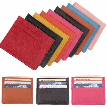 Men Women Leather Small ID Credit Card Wallet Holder Slim Pocket Case Bags
Men Women Leather Small ID Credit Card Wallet Holder Slim Pocket Case Bags