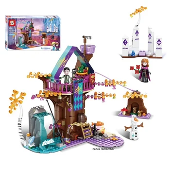 Snow Queen Magic Tree House Building Blocks Princess Anna Elsa Figures Model Compatible Friends
Snow Queen Magic Tree House Building Blocks Princess Anna Elsa Figures Model Compatible Friends