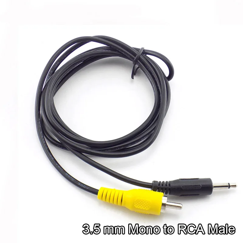 1.5M 3.5mm Mono Male Plug Jack Connector to Single RCA Male AV Audio Video Cable Adapter Cord for Computer Laptop MP3/MP4
1.5M 3.5mm Mono Male Plug Jack Connector to Single RCA Male AV Audio Video Cable Adapter Cord for Computer Laptop MP3/MP4