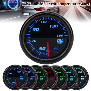 12V Universal 2inch 52mm Oil Temperature Gauge Meter 1/8 NPT Sensor 7 Color LED Tinted Face
12V Universal 2inch 52mm Oil Temperature Gauge Meter 1/8 NPT Sensor 7 Color LED Tinted Face