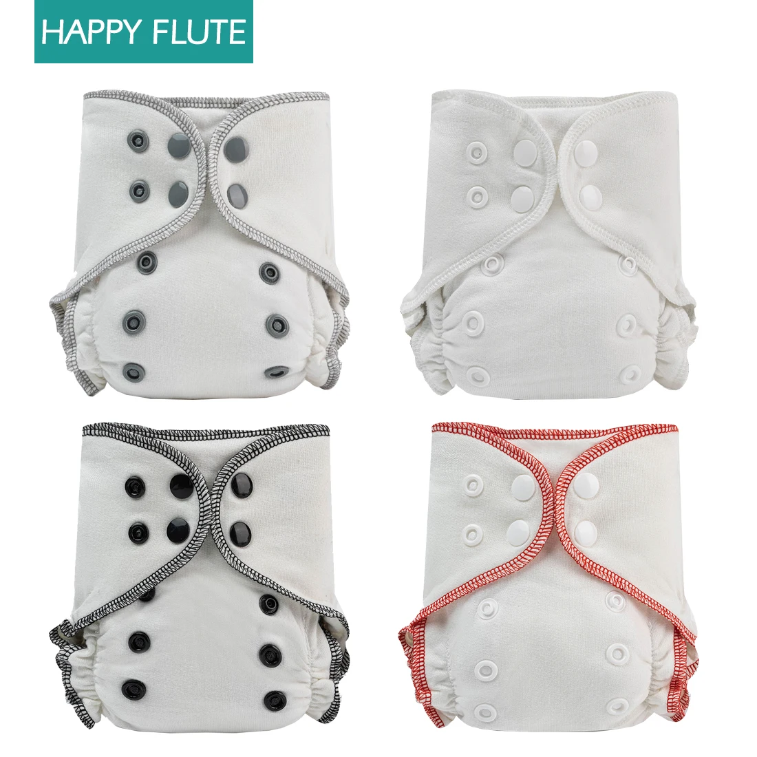 Подгузники для новорожденных Happy Flute органический хлопок миниатюрные тканевые