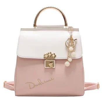 Simple Girl Small Fresh Soft Leather Backpack Korean Version Of The Wild Backpack
Simple Girl Small Fresh Soft Leather Backpack Korean Version Of The Wild Backpack