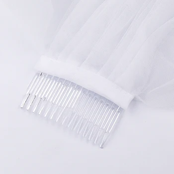 Bridal Veil Wedding Accessories Two Layer Ribbon Edge White Wedding Veils Bridal Veil With Comb Bridal Veils 2018
Bridal Veil Wedding Accessories Two Layer Ribbon Edge White Wedding Veils Bridal Veil With Comb Bridal Veils 2018