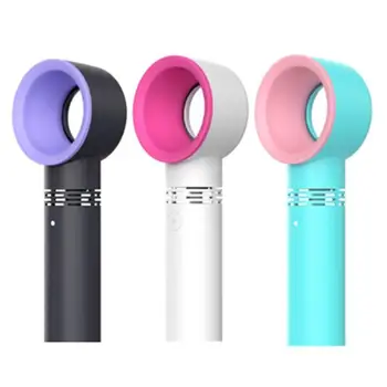 Safety Portable Bladeless Fan Handheld Mini Air Cooler No Leaf Handy Fan With 3 Fan Speed Level LED Indicator USB Rechargeable 
Safety Portable Bladeless Fan Handheld Mini Air Cooler No Leaf Handy Fan With 3 Fan Speed Level LED Indicator USB Rechargeable