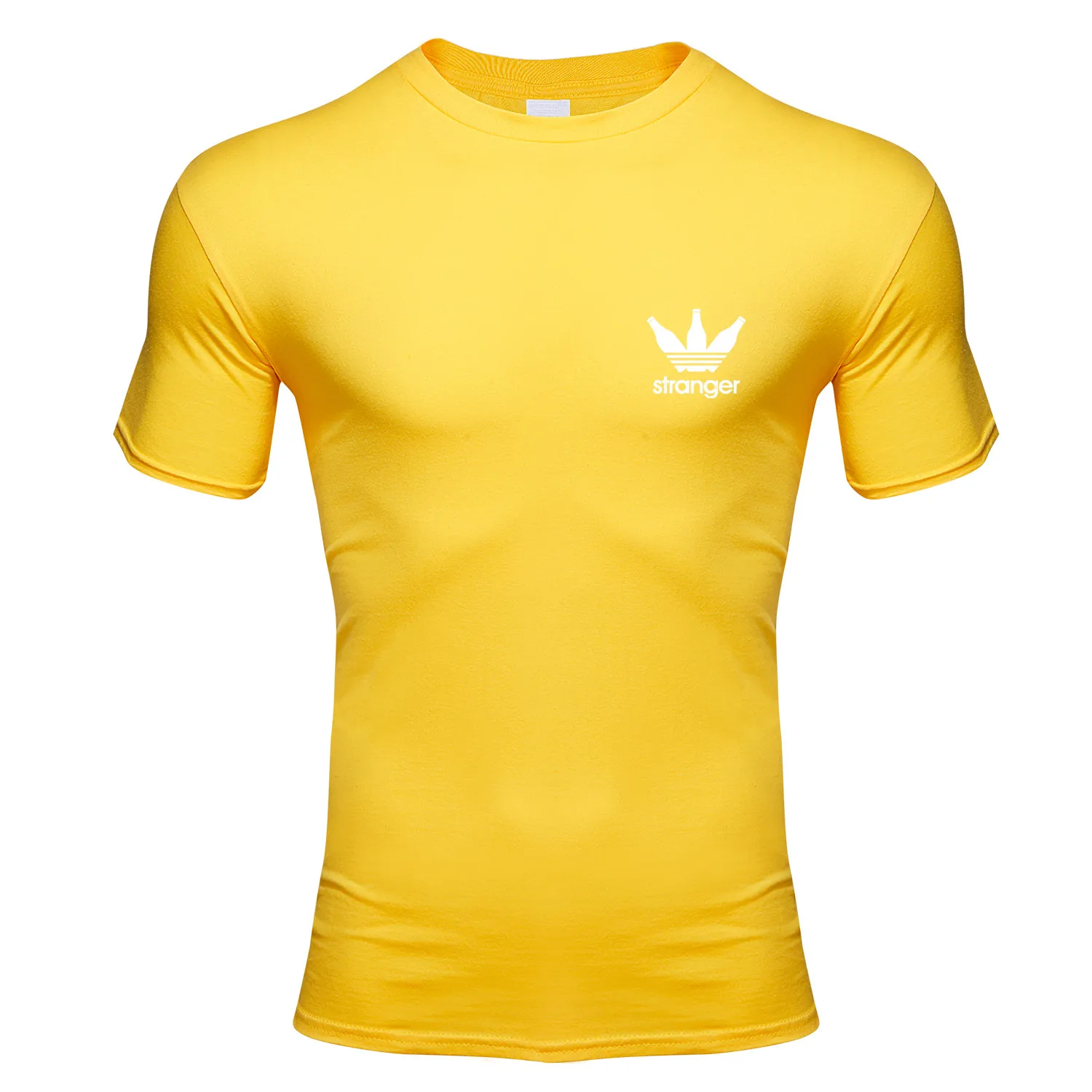 2020 New Summer Men's Fashion T-Shirt Printed TheBottle T-Shirt O-Neck Short-Sleeved and Style T-Shirt 95% Cotton Sport