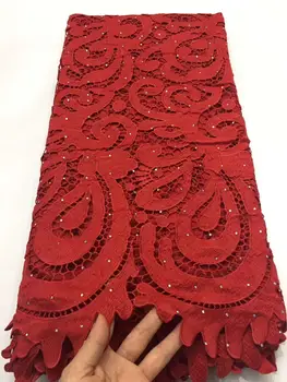 5Yards High Quality Red Daisy Flower Embroidery Cord Lace African Guipure Lace Fabrics For Wedding Party Dentelle TY8-21
5Yards High Quality Red Daisy Flower Embroidery Cord Lace African Guipure Lace Fabrics For Wedding Party Dentelle TY8-21