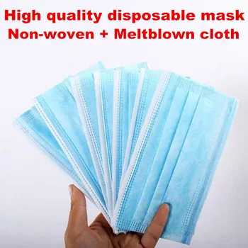 3 Layer Face Masks Disposable Masks Bag sealed individually packaged Elastic Ear Loop Filter Safety Mask Respirator Mascarillas
3 Layer Face Masks Disposable Masks Bag sealed individually packaged Elastic Ear Loop Filter Safety Mask Respirator Mascarillas