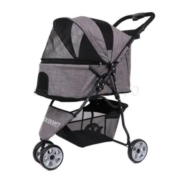 Pet stroller medium dog stroller multiple pet cats portable folding out portable cart
Pet stroller medium dog stroller multiple pet cats portable folding out portable cart
