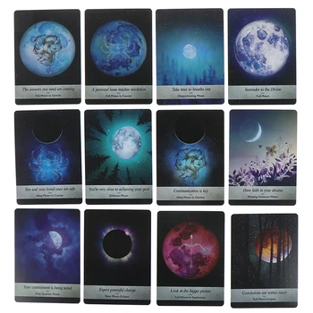 44 Cards English Guidance Moonology Oracle Cards Tarot Deck Cards Read The Mythic Fate Divination For Fortune Games
44 Cards English Guidance Moonology Oracle Cards Tarot Deck Cards Read The Mythic Fate Divination For Fortune Games