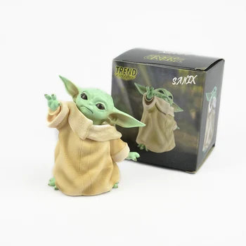 original genuine Mandalorian cute kawaii 8cm Yoda baby figures desktop gift car decoration Kids Toys
original genuine Mandalorian cute kawaii 8cm Yoda baby figures desktop gift car decoration Kids Toys