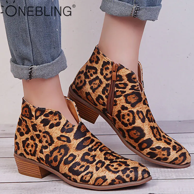 OneBling Leopard Print Chelsea Boot 2019 Winter Women Ankle Boots Pointed Toe Square Heels Boots Zipper Ladies Shoes Plus Size
OneBling Leopard Print Chelsea Boot 2019 Winter Women Ankle Boots Pointed Toe Square Heels Boots Zipper Ladies Shoes Plus Size