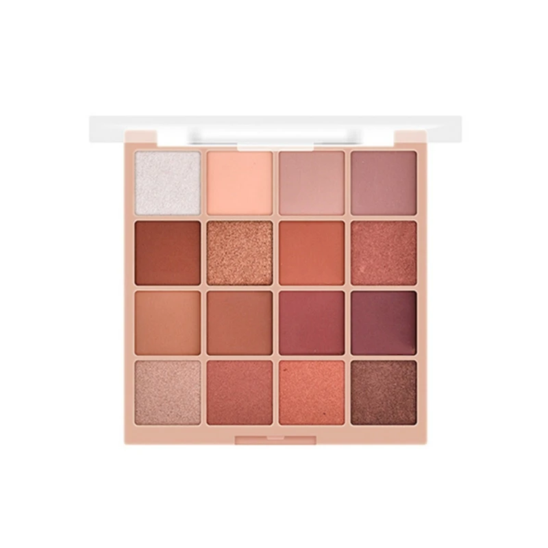 16-color Eyeshadow Palette Waterproof Smudge-proof Easy To Color Shimmer Matte Eye Shadow Delicate And Silky* 
16-color Eyeshadow Palette Waterproof Smudge-proof Easy To Color Shimmer Matte Eye Shadow Delicate And Silky*