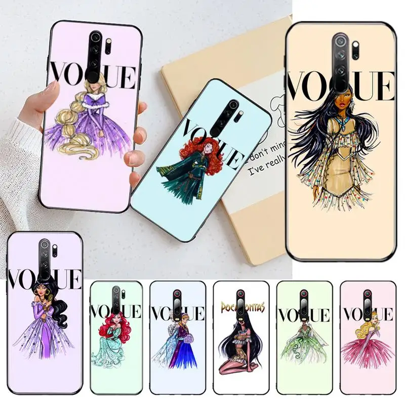 HPCHCJHM надпись More Issues than Vogue Черная мягкая крышка чехол для телефона Капа Redmi Note 8 8A 7 6