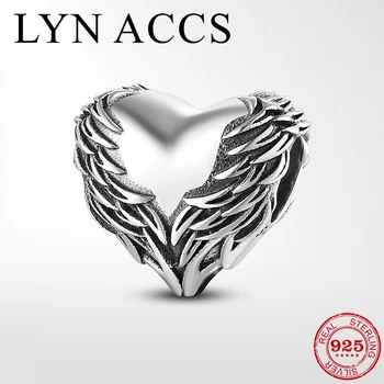 Angel Wings 925 Sterling Silver Fine Heart Beads Charm Jewelry Making fit Original LYNACCS Charm Bracelets Bangels Accessories
Angel Wings 925 Sterling Silver Fine Heart Beads Charm Jewelry Making fit Original LYNACCS Charm Bracelets Bangels Accessories