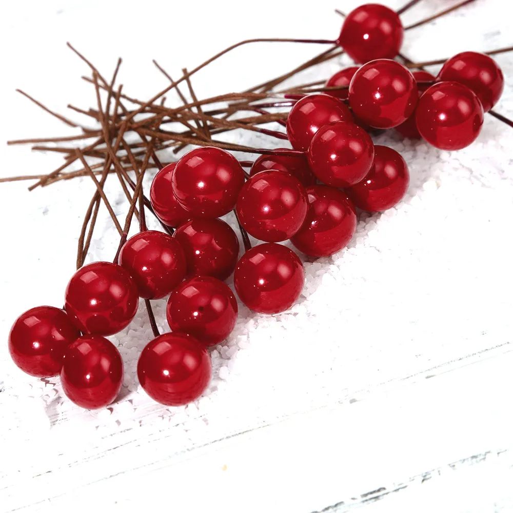 Stem Simulation pomegranate fruit Berries Artificial Flower Red Christmas Cherry Stamen Wedding Decoration xmas decoration
Stem Simulation pomegranate fruit Berries Artificial Flower Red Christmas Cherry Stamen Wedding Decoration xmas decoration