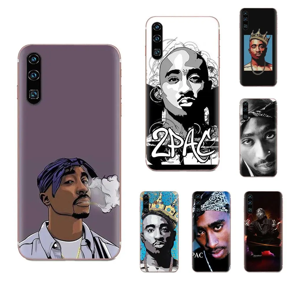 2pac Tupac Crown Soft Cell Cover Case For Huawei Honor Mate Nova Note 20 20s 30 5 5I 5T 6 7I 7C 8A 8X 9X 10 Pro Lite Play | Мобильные
