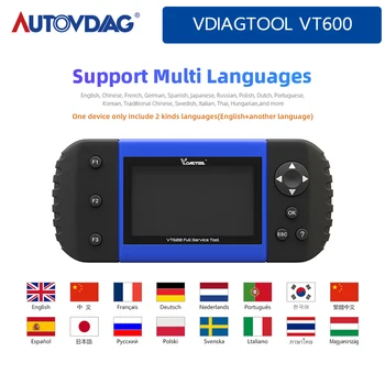 VDIAGTOOL Car Diagnostic VT600 OBD2 Scanner Code Engine ABS SRS EPB Oil Service Reset Injector Coding OBDII Diagnostic Tool
VDIAGTOOL Car Diagnostic VT600 OBD2 Scanner Code Engine ABS SRS EPB Oil Service Reset Injector Coding OBDII Diagnostic Tool