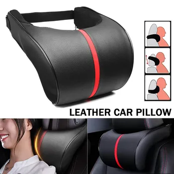 1pc PU Leather Memory Foam Car Neck Support Pillow Auto Car Neck Rest Headrest Cushion Pad Car Seat Headrest Pillow for Auto
1pc PU Leather Memory Foam Car Neck Support Pillow Auto Car Neck Rest Headrest Cushion Pad Car Seat Headrest Pillow for Auto