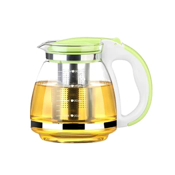 Household Glass Teapot 1500Ml /2000Ml Heat Resistant Glass Healthy Durable Jar Teapot Kettle for Tea Storage With Tea Infuser
Household Glass Teapot 1500Ml /2000Ml Heat Resistant Glass Healthy Durable Jar Teapot Kettle for Tea Storage With Tea Infuser