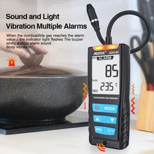 Combustible Gas Detector, Air Quality Monitor, Gas Analyzer Instrument, Automobile Gas Leak Detector with Audible Shock Alarm
Combustible Gas Detector, Air Quality Monitor, Gas Analyzer Instrument, Automobile Gas Leak Detector with Audible Shock Alarm