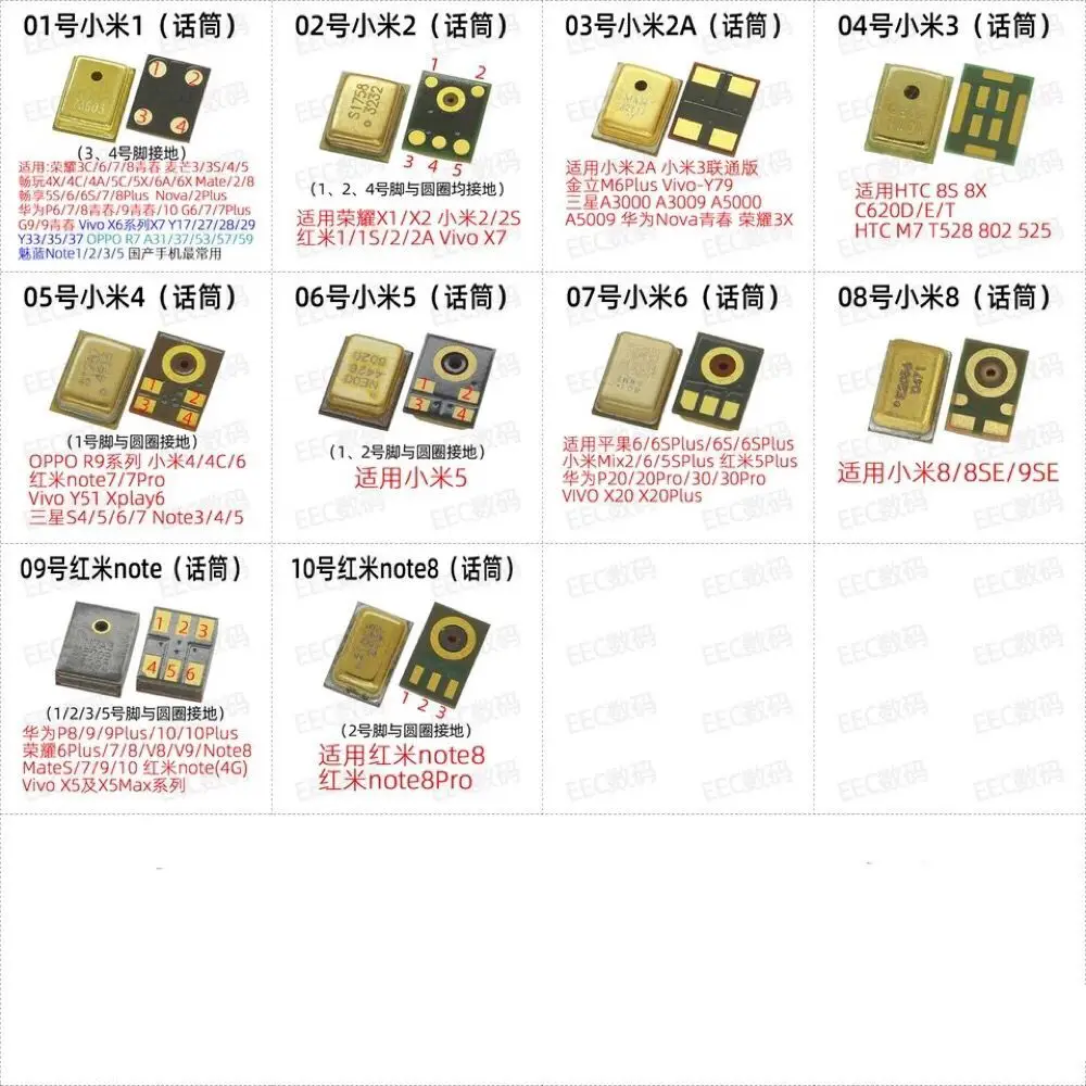 Микрофон рация панель смартфона bluetooth колонка мебель 2/3/4/5 pin Knowles PCB плата
