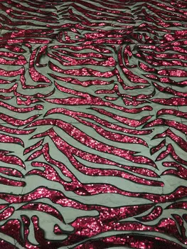 Wave pattern solid color sequin embroidery African lace French mesh Nigerian lace suitable for design evening dress party skirt
Wave pattern solid color sequin embroidery African lace French mesh Nigerian lace suitable for design evening dress party skirt