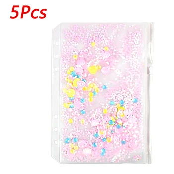 5pcs/set Transparent PVC A5 A6 File Folder Pink most Cute Loose leaf binder Bag Pouch Diary Planner Storage Bags Kawaii Supplies
5pcs/set Transparent PVC A5 A6 File Folder Pink most Cute Loose leaf binder Bag Pouch Diary Planner Storage Bags Kawaii Supplies